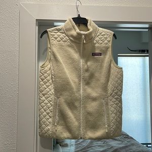 Vineyard vines shearling vest